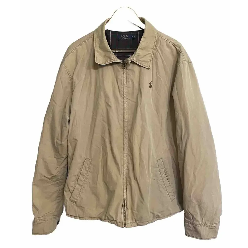 Polo Ralph Lauren‎ Jacket Harrington Bomber Flannel Lined Mens XXL